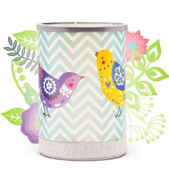 💜SCENTSY CHEVRON & SONGBIRDS - Picture 1 of 3